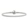 Sterling Silver Reflections Hinged Clasp Bead Bracelet