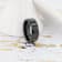 INFINITY Black Tungsten Ring with Beveled Edges 8mm