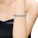 Ruby Color CZ Link Bracelet In Sterling Silver