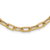 14K Yellow Gold Polished Fancy Toggle Link Necklace