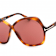 Tom Ford Dark Havana Butterfly Frame / Violet Lenses Sunglasses