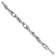 Rhodium Over Sterling Silver Polished and Textured Fancy Link Bracelet