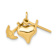 14k Yellow Gold 3D Faith, Hope and Charity Charm
