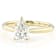 Lab-Grown Diamond Pear Shape Solitaire Ring In 14K Gold 1.10ct