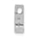 Rhodium Over 14K White Gold Diamond Letter L Initial Charm