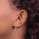 Rhodium Over 14K White Gold Lab Grown Diamond SI1/SI2, G H I, Oval
Leverback Earrings