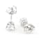 Lab-Grown Diamond Stud Earrings In 14K White Gold 0.75ctw