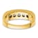 14K Yellow Gold Lab Grown Diamond SI1/SI2, G H I, Black Rhodium Men's Ring