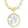 Large Round Moissanite Solitaire Pendant Necklace In 14K Gold Over
Sterling Silver
