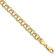 10k Yellow Gold 5.5mm Double Link Charm Bracelet