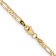10k Yellow Gold 3mm Solid Concave Figaro 26 Inch Chain