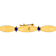Blue Sapphire 10K Yellow Gold Bracelet 1.32ctw