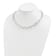Sterling Silver Polished Fancy Link Necklace