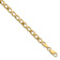 10k Yellow Gold 5.25mm Textured Fancy Link Bracelet