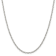 Sterling Silver 3mm Fancy Patterned Rolo Chain Necklace