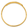 14k Yellow Gold Polished and Diamond-Cut Overlap Hinged Bangle