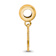 14K Yellow Gold Over Sterling Silver LogoArt University of Kentucky
Small Dangle Bead