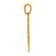 14k Yellow Gold Polished Cut-out 4-Leaf Clover Pendant
