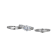 White Cubic Zirconia Rhodium Over Sterling Silver 3 Pieces Bridal Set
Rings 4.28ctw