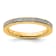 14K Yellow Gold Stackable Expressions Diamond Ring 0.096ctw