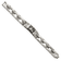Stainless Steel Brushed and Polished Black IP-plated DAD 9-inch Bracelet