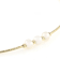 Graduating Freshwater Pearl Necklace In 18K Gold Over Bronze