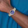 Men's Charles Hubert Two-Tone Titanium 40mm Blue Dial Watch