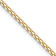 14k Yellow Gold 2.2mm Flat Bismark 24 Inch Chain