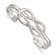 Sterling Silver Knot Design Cuff Bracelet