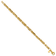 14k Yellow Gold 4.6mm Polished and Textured Fancy Link Bracelet