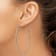 Rhodium Over 14k White Gold Polished 2 11/16" Round Endless Tube
Hoop Earrings
