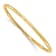 14k Yellow Gold 3mm Polished Slip On Bangle