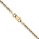 14k Yellow Gold 2mm Diamond-cut Rope 20 Inch Chain