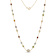 Multi-Gem 14k Yellow Gold 18" Necklace 9.69ctw
