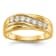 14K Yellow Gold Lab Grown Diamond SI1/SI2, G H I, Men's Band