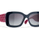 Chanel Blue and Pink w Quillted "CC" Logo Frame / Gray
Gradient  Lens Sunglasses