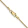 14k Yellow Gold 1.1mm Round Snake Chain 16 Inches