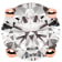 White Cubic Zirconia 14k Rose Gold Studs With Velvet Gift Box 0.50ctw