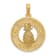 14k Yellow Gold Textured CHARLESTON Pineapple Charm