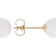 Akoya Pearl Stud Earrings In Solid 14K Gold