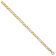 10k Yellow Gold 5mm Hand-polished Figaro Link Bracelet