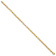 14k Yellow Gold 4.1mm Fancy Barrel Link 24 Inch Chain