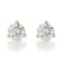 White Lab-Grown Diamond 14kt Yellow Gold Martini Stud Earrings 0.75ctw