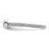Sterling Silver Diamond Stackable Expressions Textured Heart Ring 0.02ctw
