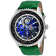 Seapro Men's Meridian World Timer GMT Blue Dial, Black Bezel, Green
Leather Strap Watch