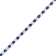 6.25ctw Sapphire and Diamond Bracelet in 14k White Gold