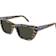 Saint Laurent Violet and Brown Print Frames / Gray Lenses Sunglasses