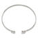 Sterling Silver Polished Love Knot Cuff Bracelet