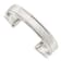 Sterling Silver Polished Textured Cuff Bracelet