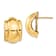 14k Yellow Gold Polished Fancy Stud Earrings